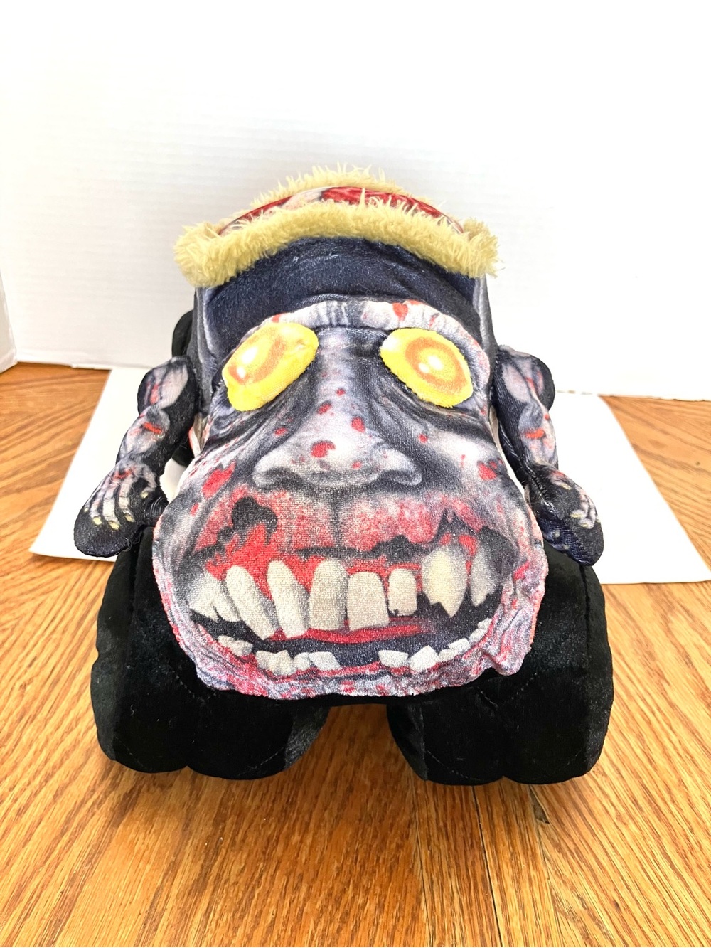 Monster Jam Truckin Pals Zombie Plush Stuffed Toy 12X8 Read Minor Flaw